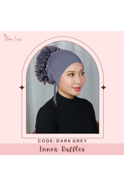 Inner Ruffles Kepok-Kepok - Dark Grey Inner Ruffles Kepok-Kepok - Dark Grey
